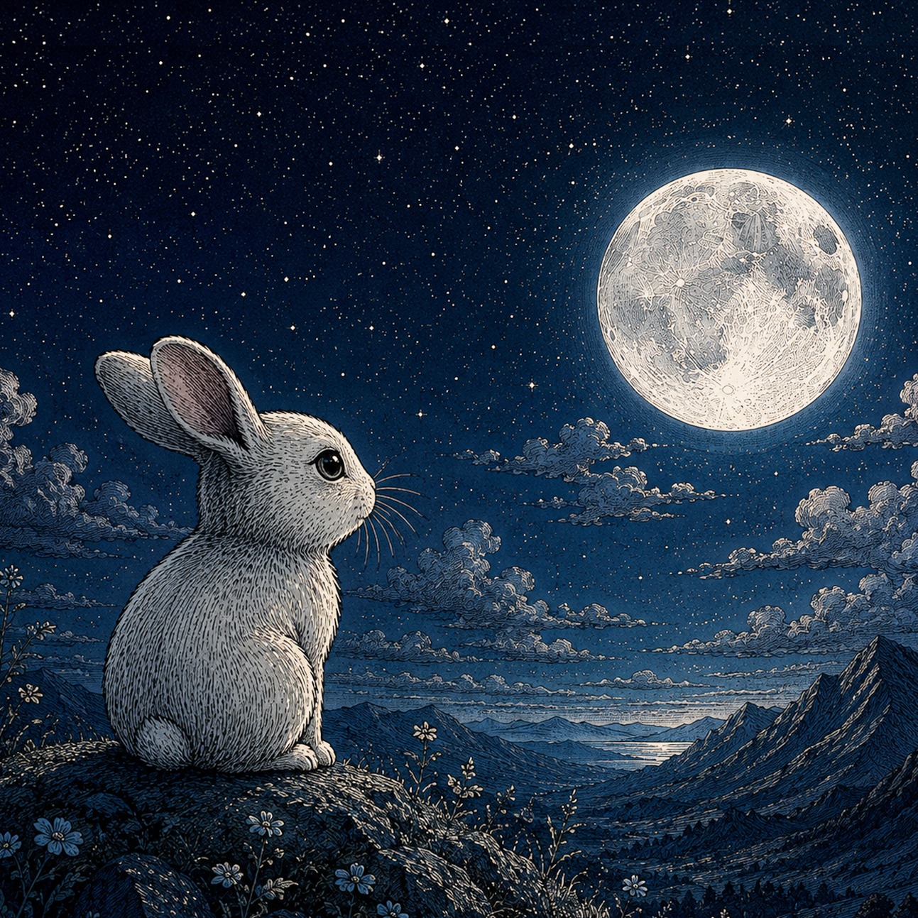 El conejo en la luna